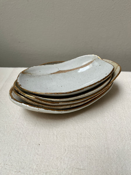 catchall dish w/gold luster