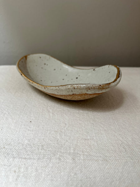 catchall dish w/gold luster