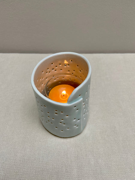 beeswax votive candles / set of 3