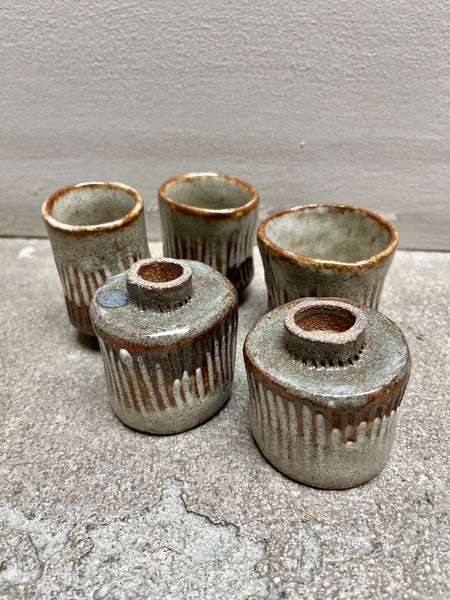 sake/tea cups - set of 5